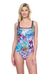 Gottex Gottex Bali Full Coverage Square Neck One Piece Swimsuit